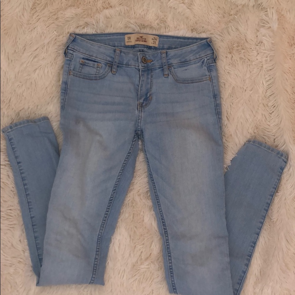 Hollister Light Wash Skinny Jeans